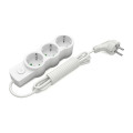 Electrum Подовжувач блоковий (PP) Electrum 3 розетки 5 м з вимикачем та заземленням (C-ES-1544)
