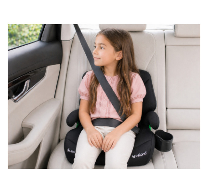 Velano Автокрісло Velano Gravo i-Size 125150 см, ISOFIX + підстаканник, black (48144)