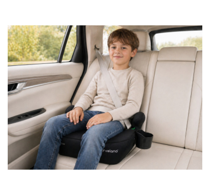 Velano Автокрісло Velano Primo i-Size 125150 см, ISOFIX + підстаканник, black (48142)