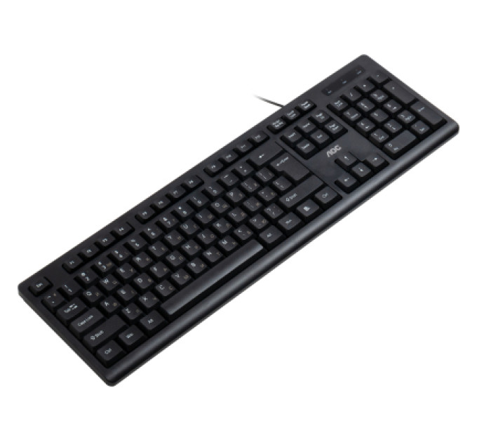 AOC Клавіатура AOC KB100B USB UA Black (KB100B/97)