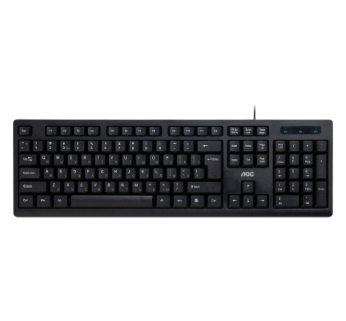 AOC Клавіатура AOC KB100B USB UA Black (KB100B/97)
