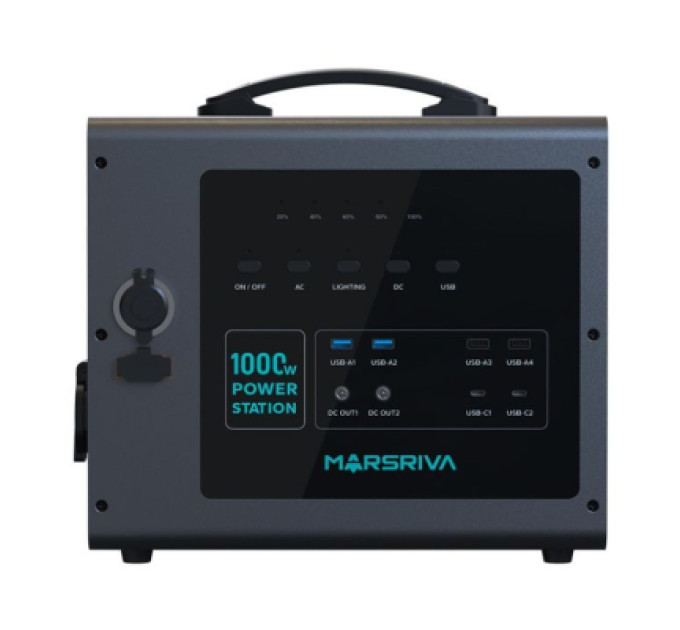 Marsriva Зарядна станція Marsriva MP10 V2 1000W 1176Wh (MP10V2_MARSRIVA)