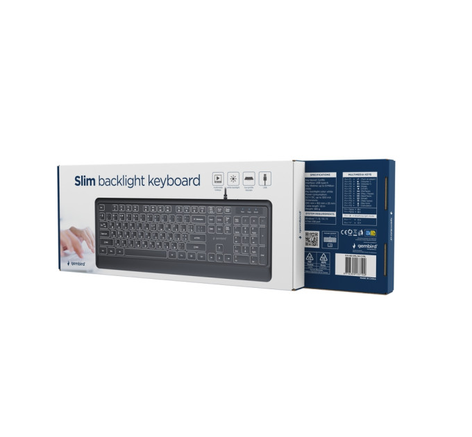 Gembird Клавіатура Gembird KB-UML-04-CYRL Black
