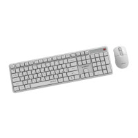 Комплект (клавіатура, миша) бездротовий Gembird KBS-WMS-01-W-CYRL White