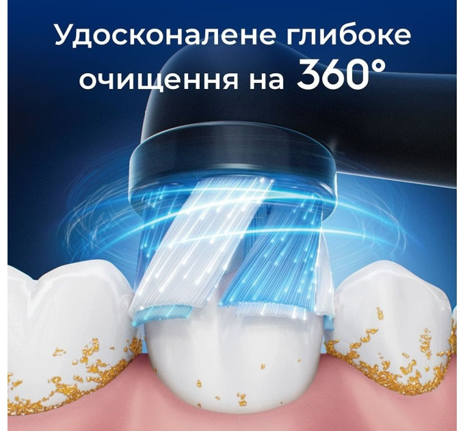 Braun Насадка для зубної електрощітки Braun Oral-B iO RB CBF-8 Ultimate Clean Black (8 шт)