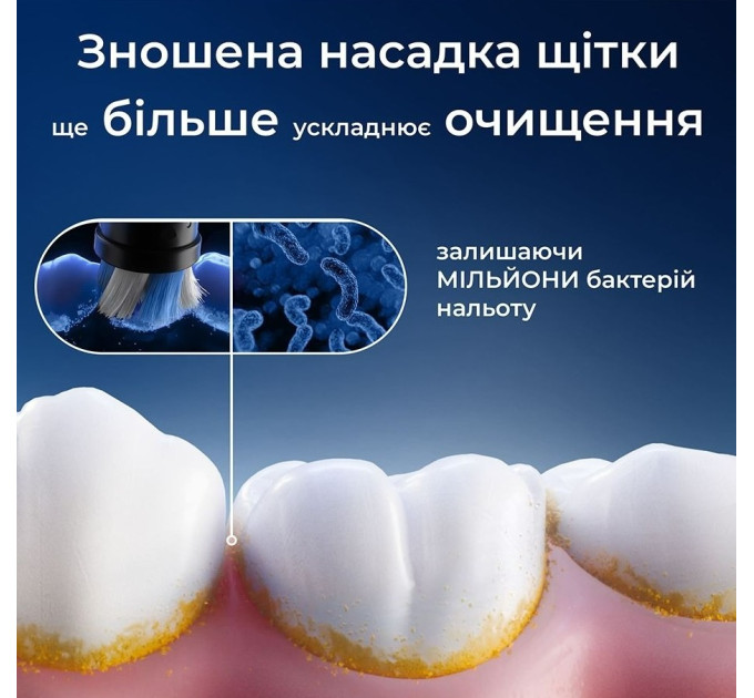 Braun Насадка для зубної електрощітки Braun Oral-B iO RB CBF-8 Ultimate Clean Black (8 шт)