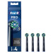 Braun Насадка для зубної електрощітки Braun Oral-B Pro Cross Action Black EB50BRX (4 шт)