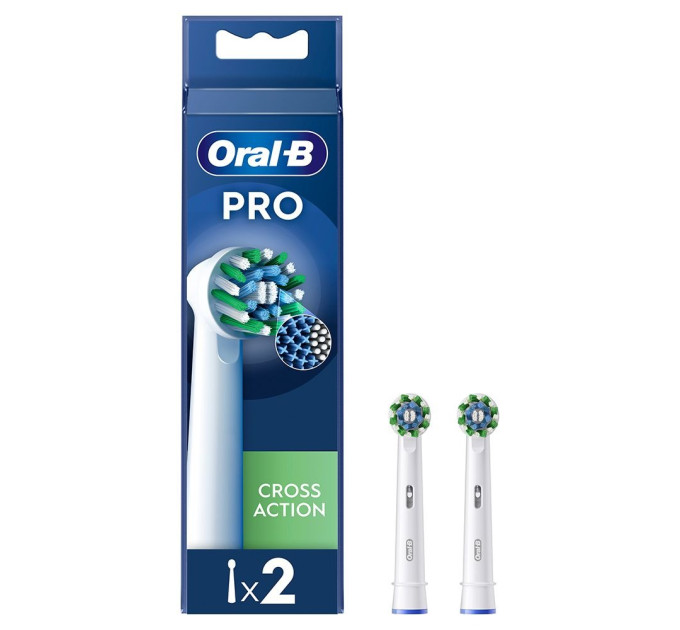 Braun Насадка для зубної електрощітки Braun Oral-B Pro Cross Action EB50RX (2 шт.)