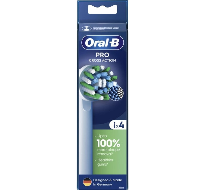 Braun Насадка для зубної електрощітки Braun Oral-B Pro Cross Action EB50RX (4 шт.)