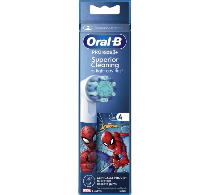 Braun Насадка для зубної електрощітки Braun Oral-B Stages Power Spider Man EB10S (4 шт)