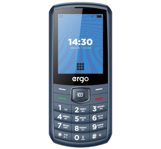 Ergo Мобільний телефон Ergo E285 Blue