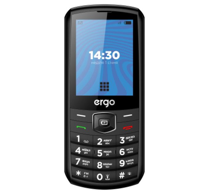 Ergo Мобільний телефон Ergo E285 Black