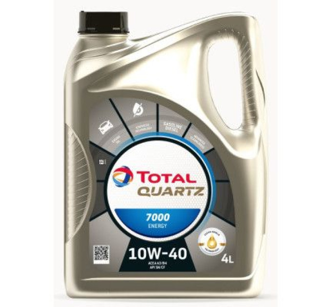 Total Моторна олива Total QUARTZ 7000 ENERGY 10W-40 4л (TL 216679)