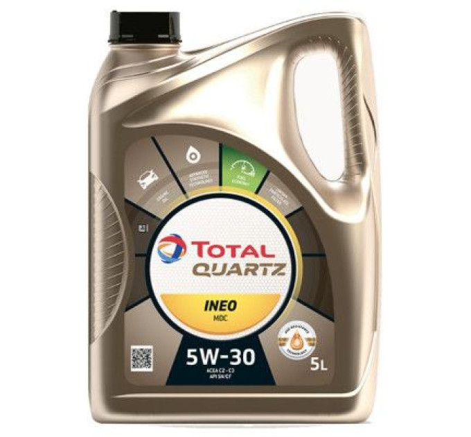 Total Моторна олива Total QUARTZ INEO MDC 5W-30 5л (TL 214031)
