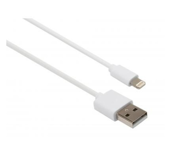 Vinga Дата кабель USB 2.0 AM to Lightning PVC 1m white Vinga (VCPDCL1W)