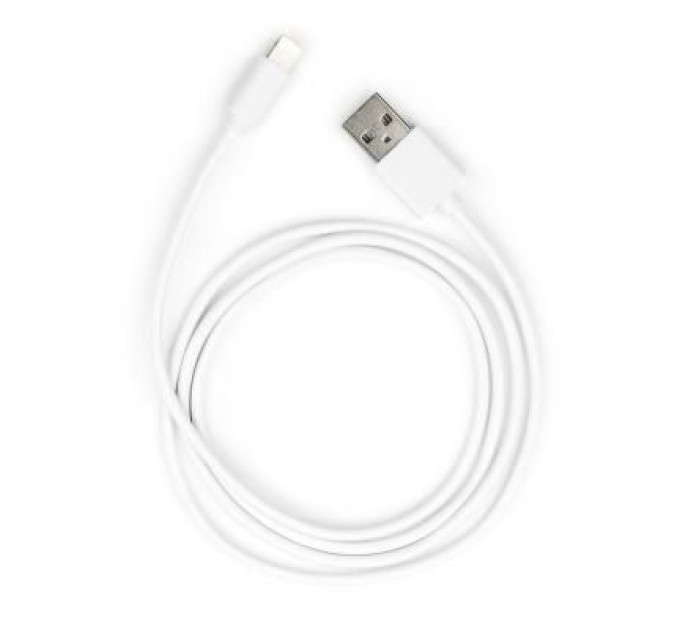 Vinga Дата кабель USB 2.0 AM to Lightning PVC 1m white Vinga (VCPDCL1W)