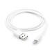 Vinga Дата кабель USB 2.0 AM to Lightning PVC 1m white Vinga (VCPDCL1W)