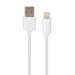 Vinga Дата кабель USB 2.0 AM to Lightning PVC 1m white Vinga (VCPDCL1W)