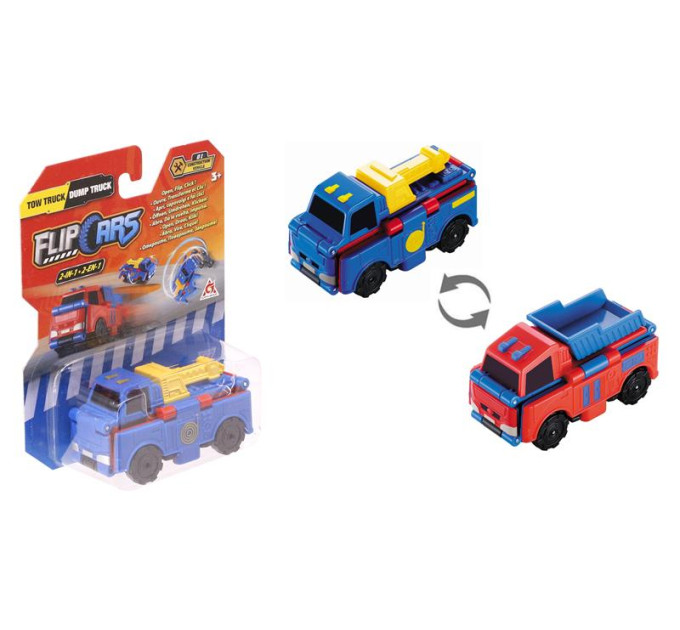 Flip Cars Машина Flip Cars 2 в 1 Кран і Самоскид (EU463875-01)