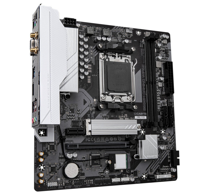GIGABYTE Материнська плата AMD B650 SAM5 MATX B650M GAMING WIFI6E GIGABYTE