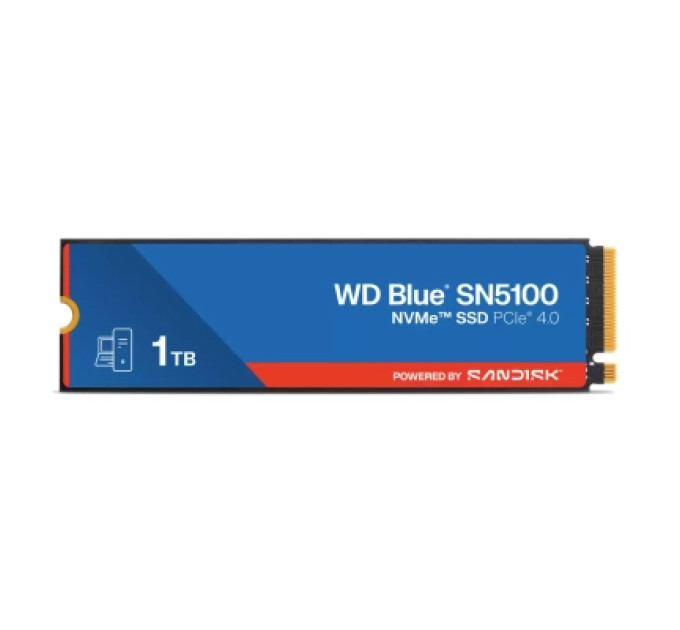 WD Накопичувач SSD M.2 2280 1TB BLUE SN5100 WD (WDS100T5B0E-00CPE0)