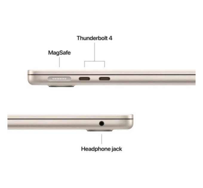 Apple Ноутбук Apple MacBook Air 13 M5 A3449 Starlight (MDHD4UA/A)