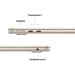 Apple Ноутбук Apple MacBook Air 13 M5 A3449 Starlight (MDHD4UA/A)