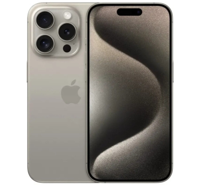 Apple Мобільний телефон Apple iPhone 15 Pro 256Gb Natural Titanium (Grade A) USED (iP15Pr25NaT_A)