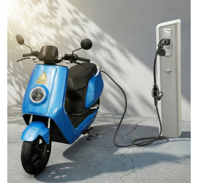 EnerGenie Перехідник EnerGenie для електромобіля Type 2 у євророзетку 16А (EV-T2MACF-3.7KW-0.5M)