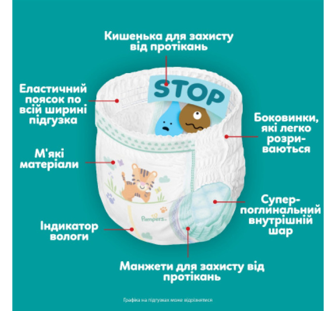 Pampers Підгузки Pampers Active Baby Pants Розмір 7 (15+ кг) 108 шт (8006530305747)