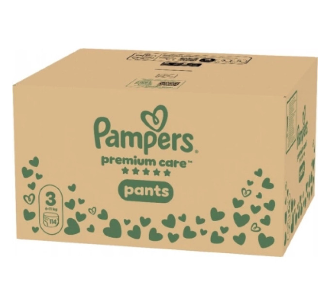 Pampers Підгузки Pampers Premium Care Pants Розмір 3 (6-11 кг) 114 шт (8006530320184)