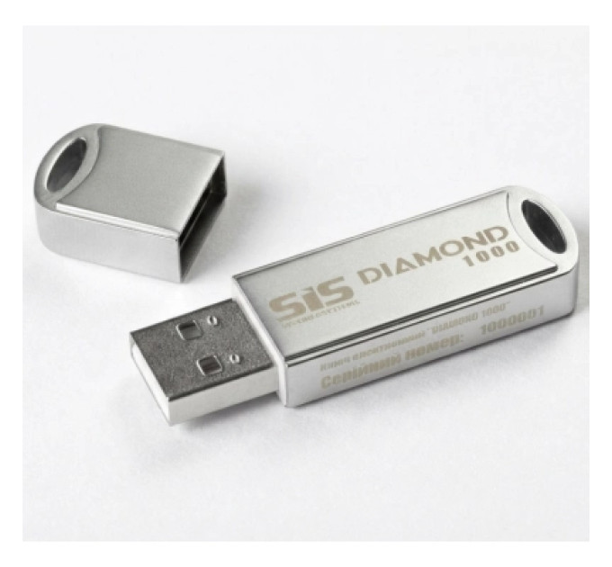 SIS Апаратний ключ безпеки SIS Засіб КЗІ електронний ключ DIAMOND 1000, металевий корпус (D1000M)