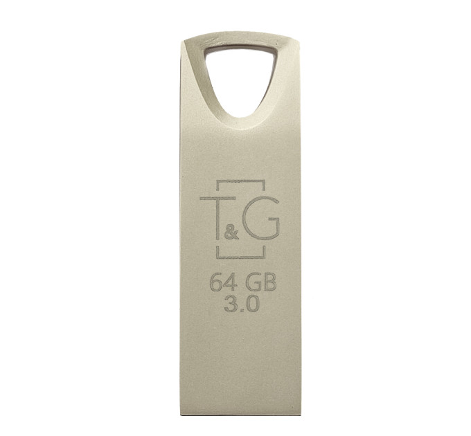 T&G Флеш-накопичувач USB3.0 64GB T&G 117 Metal Series Silver (TG117SL-64G3)
