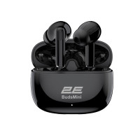 Навушники TWS 2E BudsMini, BT 6.0, IPX4, SBC, Touch control, Mic, чорний