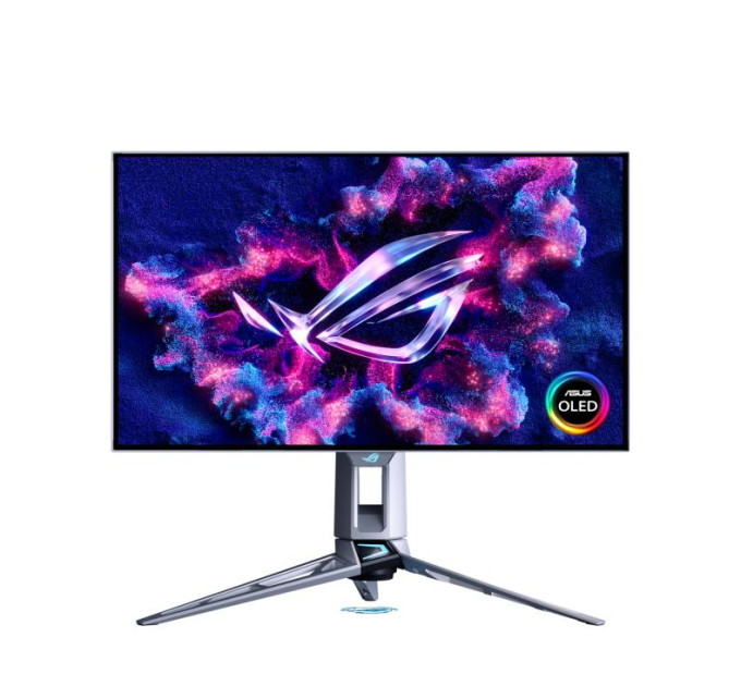 ASUS monitors Монітор Asus 26.5" ROG Swift PG27AQWP-W 2xHDMI, DP, 3xUSB, OLED, 2560x1440, 540Hz, 0.02ms, DCI-P3 99.5%, FreeSync, Pivot, HDR500