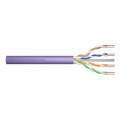 DIGITUS SCS Кабель "вита пара" DIGITUS CAT 6 U-UTP, 100м, AWG 23/1, LSZH-1, фіолетовий