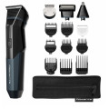 Rowenta Тример Rowenta X Series 700, для голови, носа, вух і тіла, мережа+акум., роторний мотор, насадок-12, чохол, титан.напил., чорно-синій