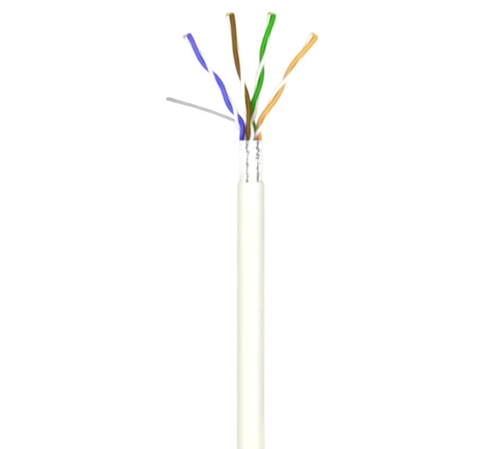 Одескабель Кабель вита пара OK-Net КПВЭ-ВП (200) FTP, CAT5е, 4х2х0.51, бухта 100м