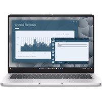 Ноутбук Dell Pro 14 14" FHD+ IPS AG, Intel U5-235U, 16GB, F512GB, UMA, Lin, сріблястий, US клавіатура