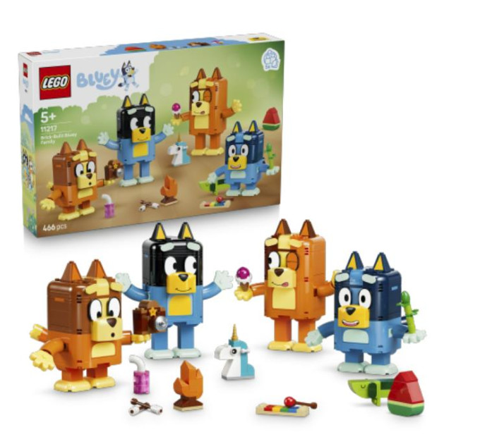 LEGO Конструктор LEGO Bluey Сім'я Блуї з кубиків