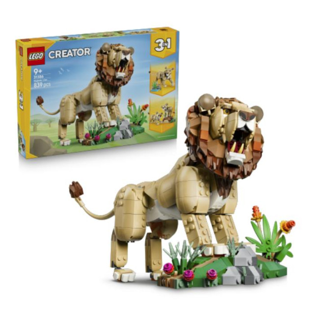 LEGO Конструктор LEGO Creator Дикі тварини: Величний лев