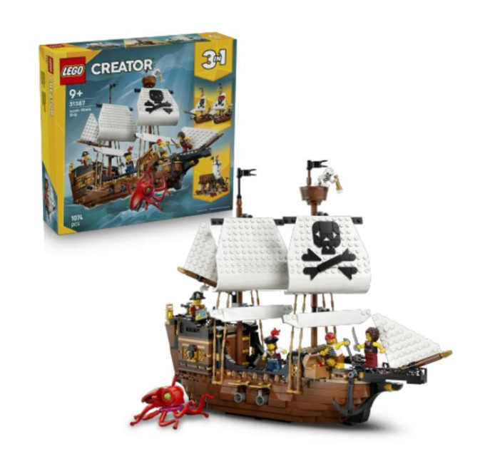 LEGO Конструктор LEGO Creator Культовий піратський корабель