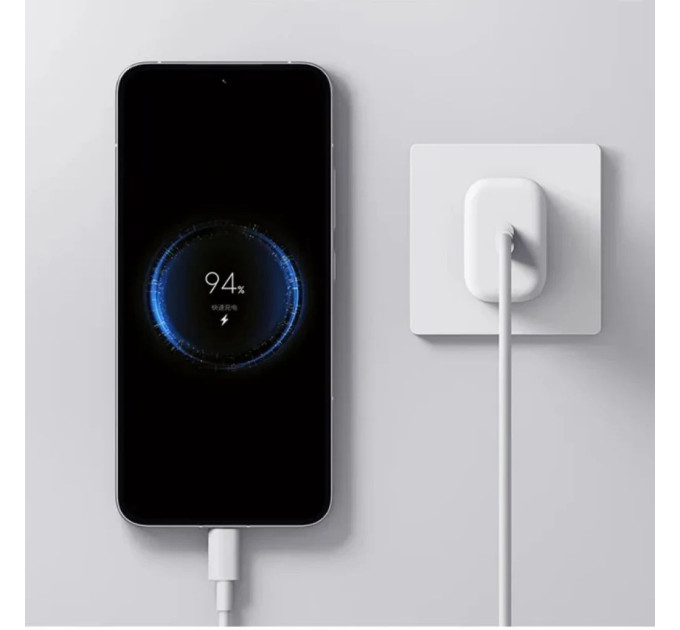 Xiaomi Мережевий зарядний пристрій Xiaomi 20W Type-C White (BHR08M8EU)