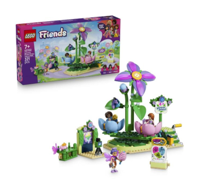 LEGO Конструктор LEGO Friends Карусель із квітами й чашками та казкова фотобудка