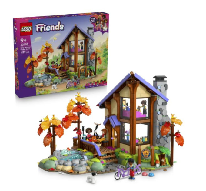 LEGO Конструктор LEGO Friends Затишний лісовий будиночок для осіннього відпочинку