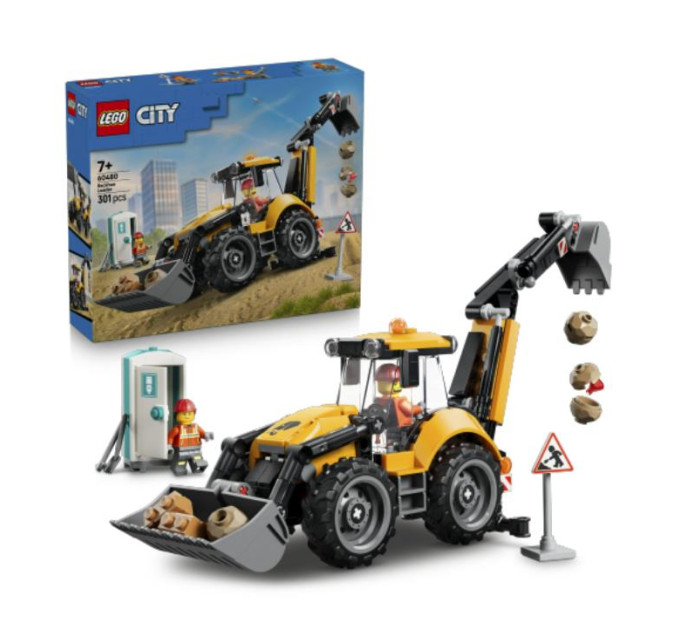 LEGO Конструктор LEGO City Жовтий екскаватор-навантажувач