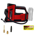 Einhell Компресор повітряний акумуляторний Einhell CE-CC 18/23 D Li - Solo, 18В, до 12л/хв, 11бар, 1.16кг без АКБ та ЗП