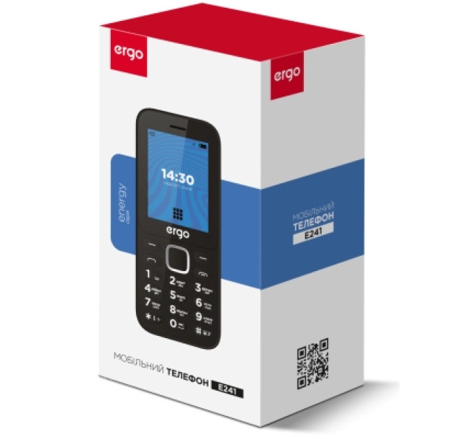 Ergo Мобільний телефон Ergo E241 Red