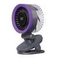 ARDESTO Climate Вентилятор ARDESTO OneBreeze FT-M83GR настільний/настінний, прищіпка, 9см, дисплей, акумулятор, USB-A Type-C, сірий