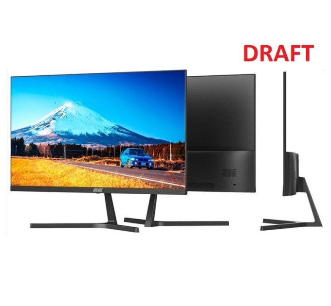 2E Monitors Монітор 2E 27" H2725B HDMI, DP, ММ, IPS, 2560x1440, 100Hz, FreeSync
